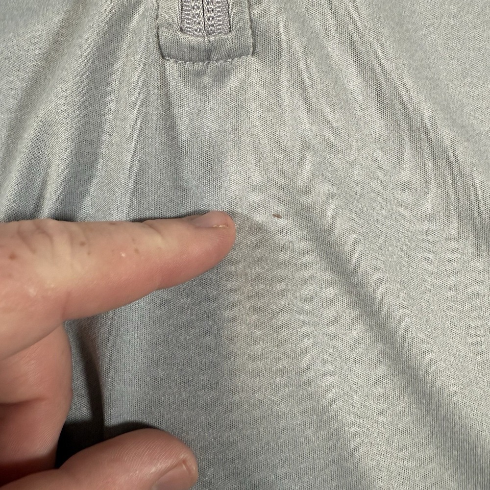 Vineyard Vines Performance Pullover Mens XL Gray 1/4 Zip Golf Long Sleeve - Picture 9 of 11